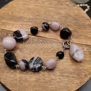 Natural stone‎ B2623 sophisticated precious gemstone bracelet